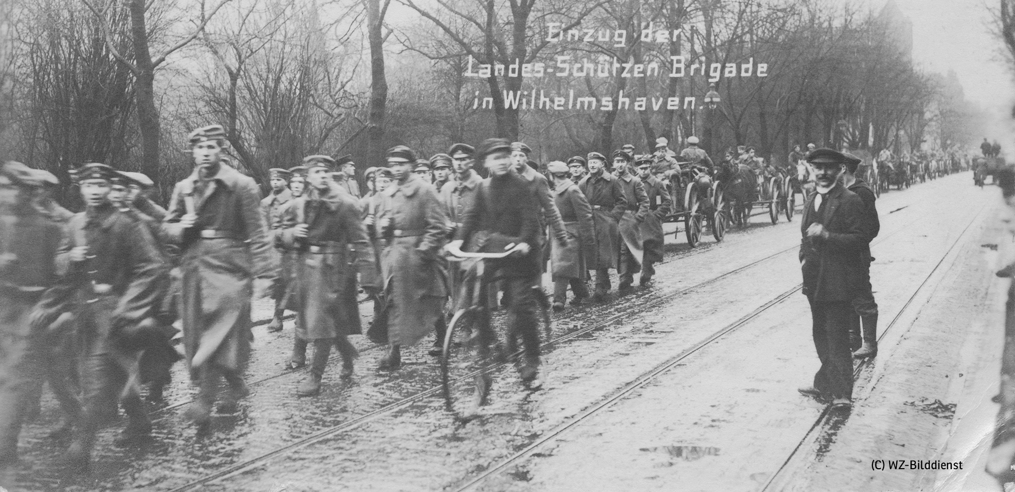 Einmarsch des Landesschützenkorps von Reeder in Wilhelmshaven (WZ-Bilddienst)
