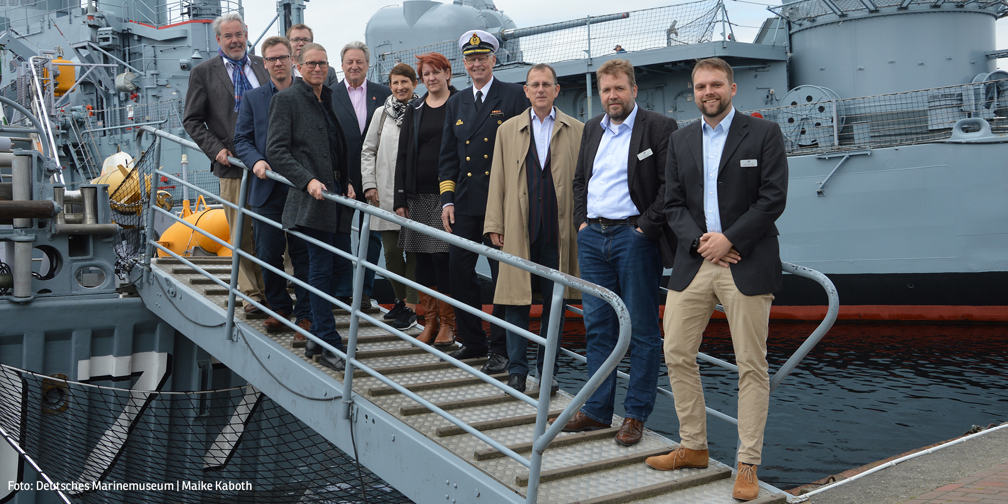 Der wissenschaftliche Beirat des Deutschen Marinemuseums am Rande seiner ersten Sitzung (Foto: Deutsches Marinemuseum / Maike Kaboth)