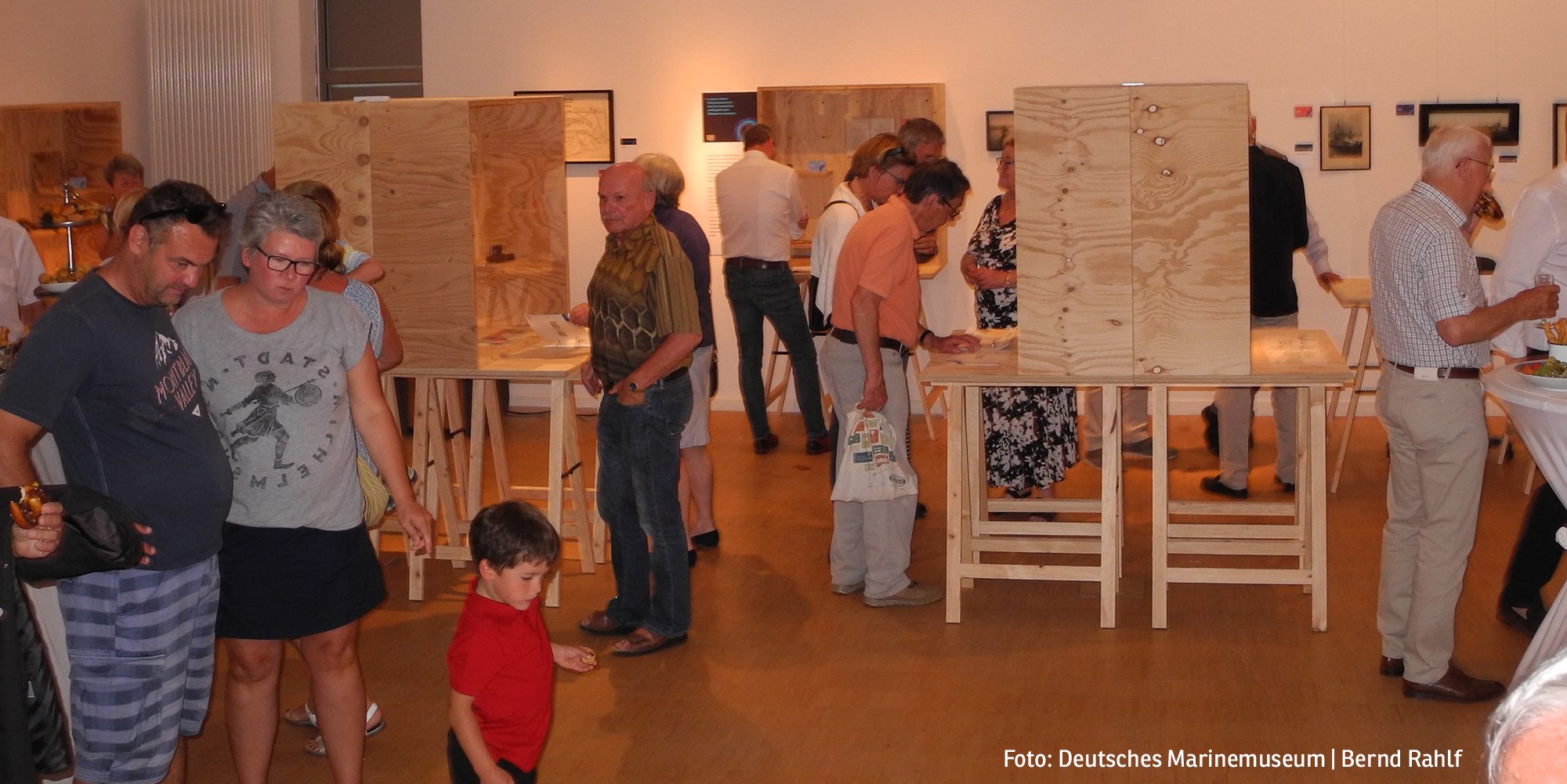 Eröffnung der Sonderausstellung 150 Jahre Wilhelmshaven (Foto: Deutsches Marinemuseum | Bernd Rahlf)